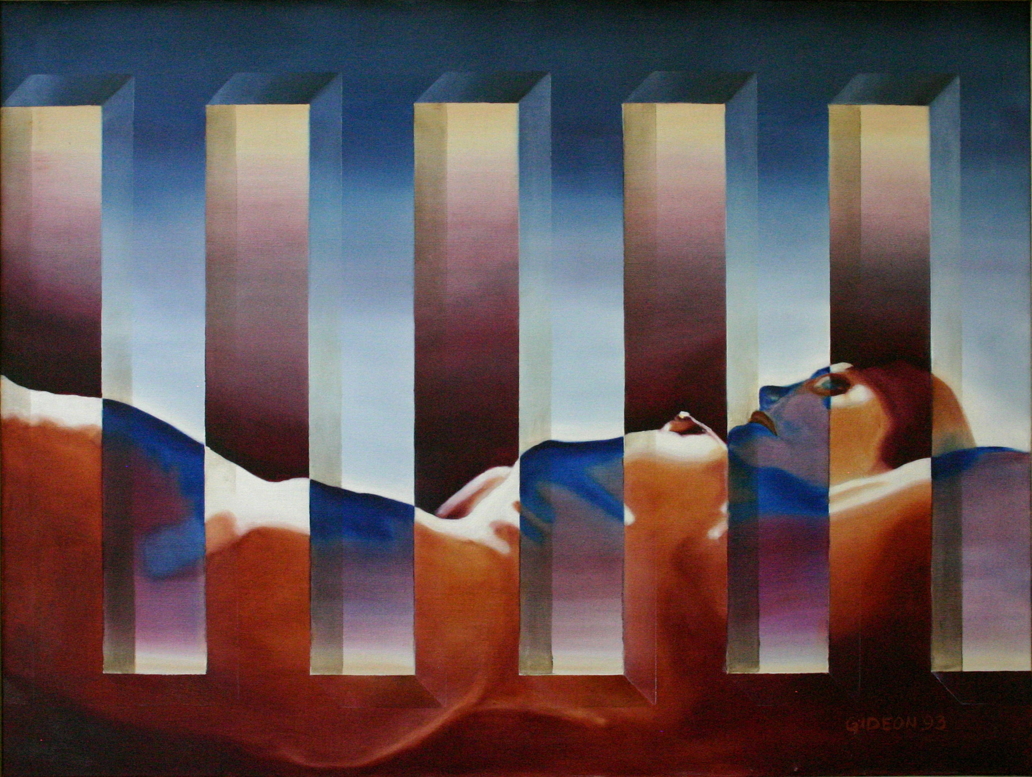 Bodyscape #II — Oil on Canvas, 30x40 by Gideon Artist